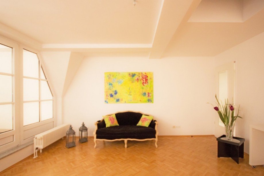Wohnzimmer Dachgeschosswohnung Berlin / Heiligensee