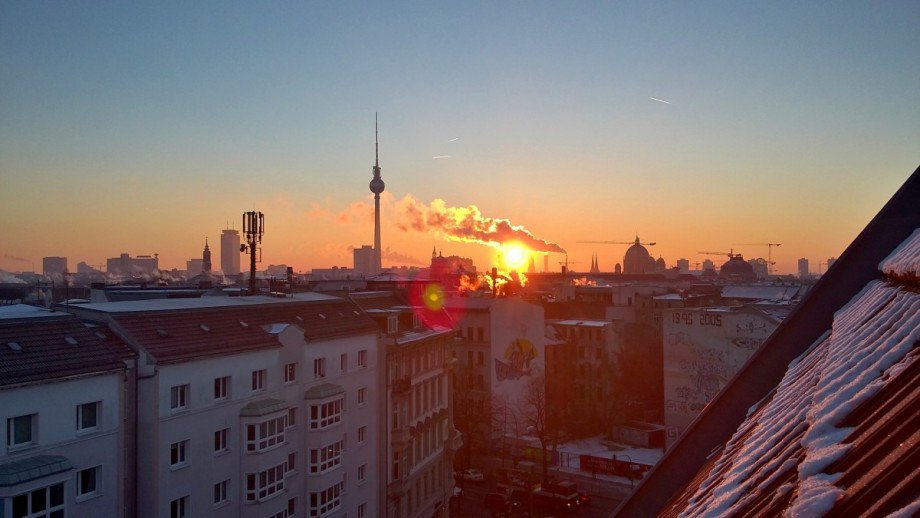 Blick �ber die D�cher Loft-Studio-Atelier Berlin