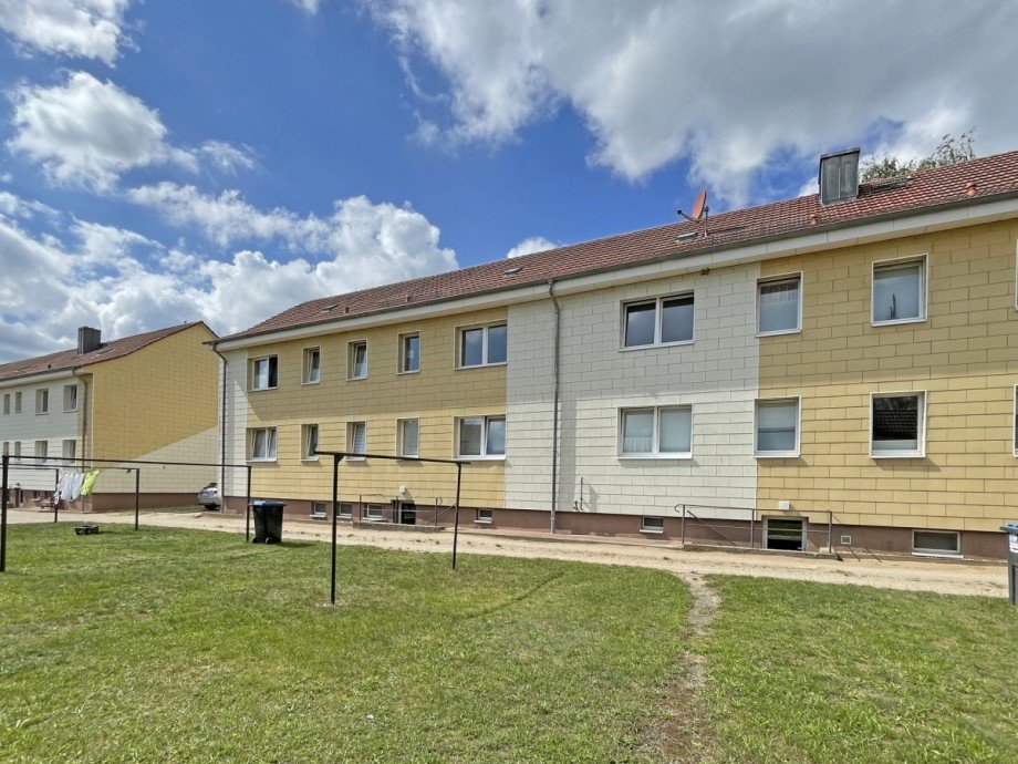 Geb�udeansicht Gartenseite Mehrfamilienhaus Ankershagen Bocksee