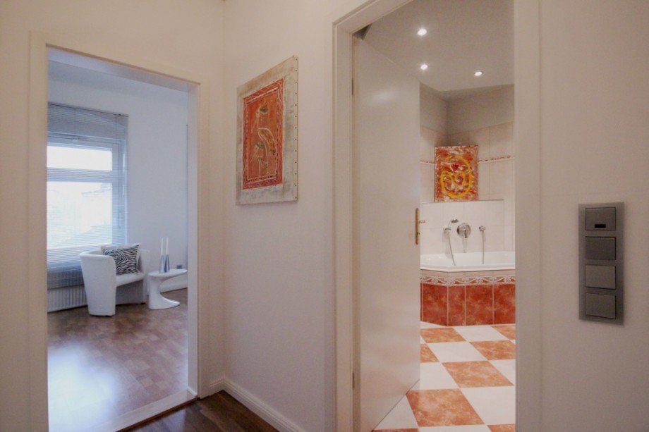 Blick vom Flur Etagenwohnung Berlin Pankow