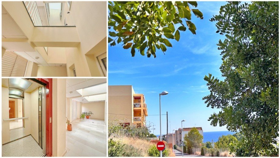 Au�enansicht & Flur Maisonettewohnung Calpe