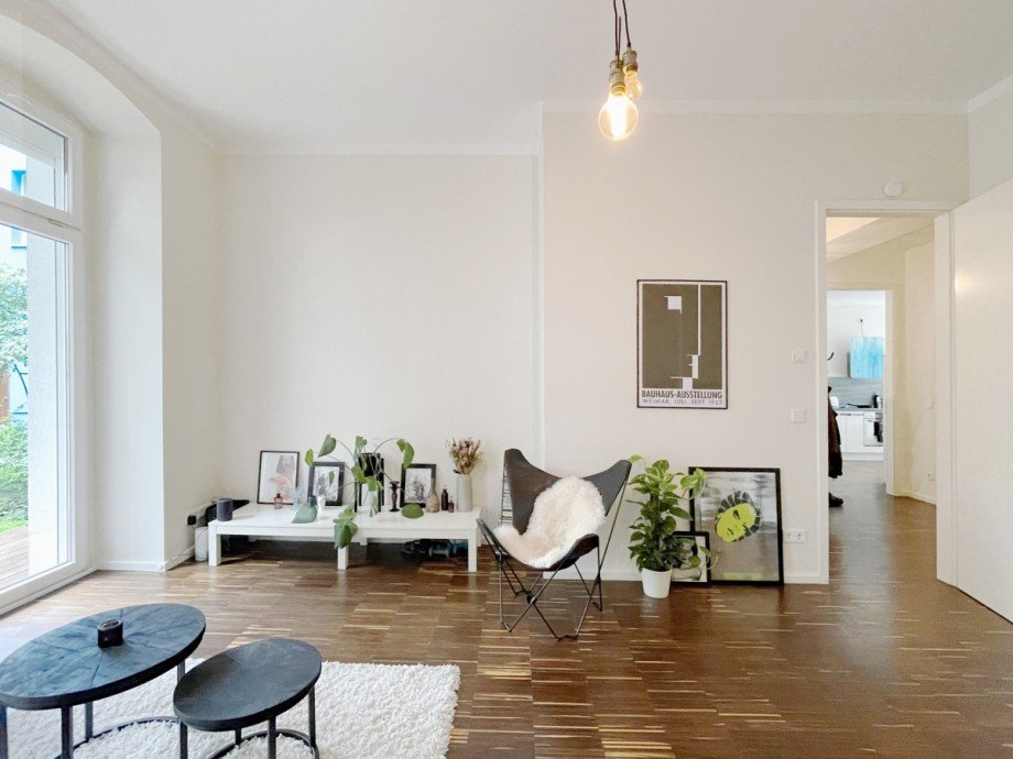 Wohnzimmer Etagenwohnung Berlin