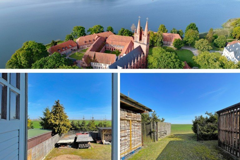 Kleines Geh�ft Dobbertin Einfamilienhaus Geh�ft im Klosterdorf Dobbertin **ideal f�r kreative K�pfe & Handwerker** Wohnhaus + 3 Nebengeb�ude