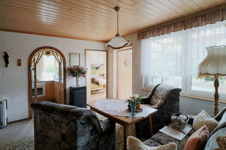 Wohnzimmer Ferienhaus F�nfseen / Petersdorf