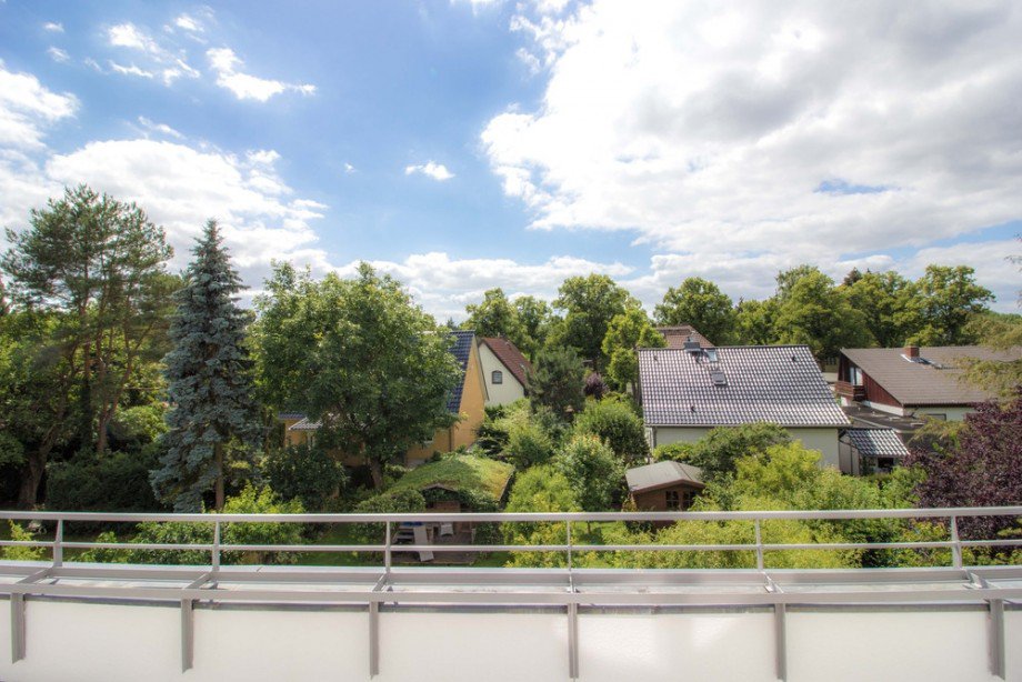 Ausblick zur Gartenseite Maisonettewohnung Berlin