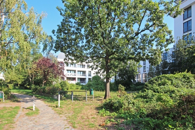 Viel Gr�n in der Umgebung Etagenwohnung Berlin