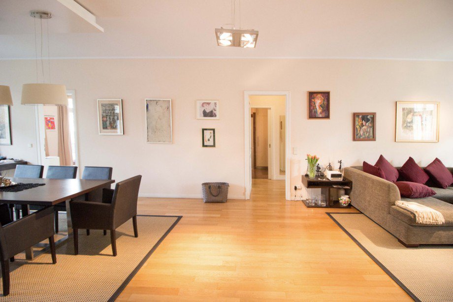 alle R�ume mit Parkettfu�boden Etagenwohnung Berlin