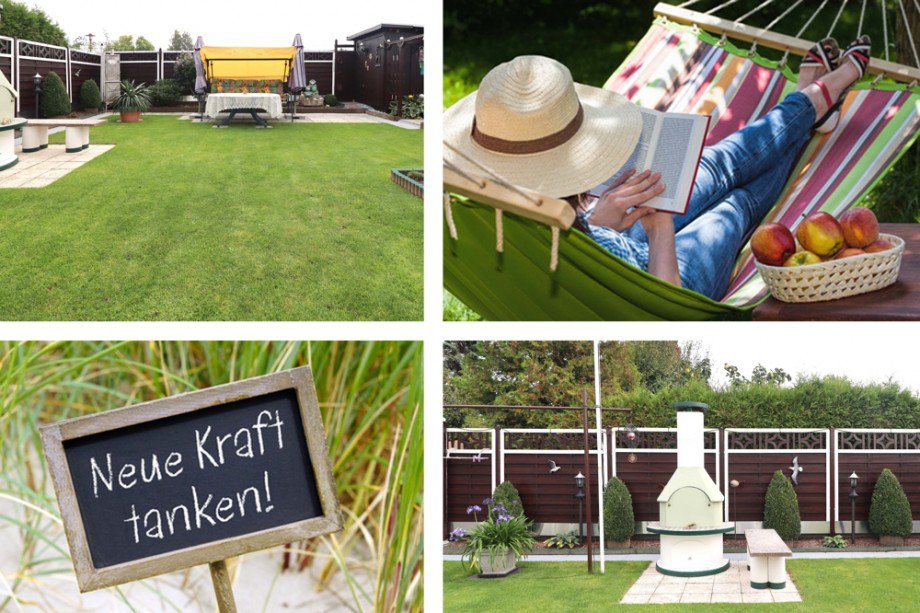 Garten zum Relaxen Ferienhaus Lambrechtshagen / Sievershagen