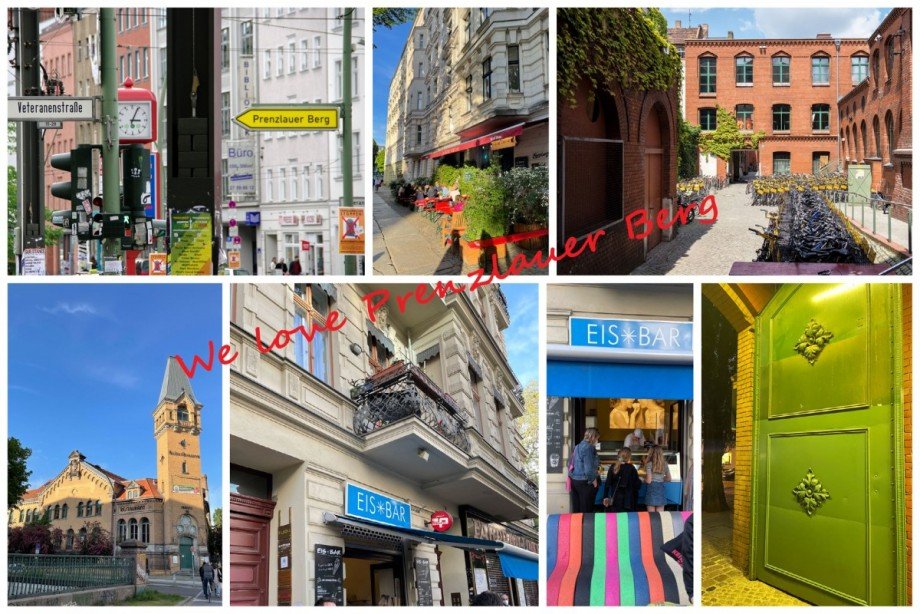 Collage Prenzl berg Etagenwohnung Berlin
