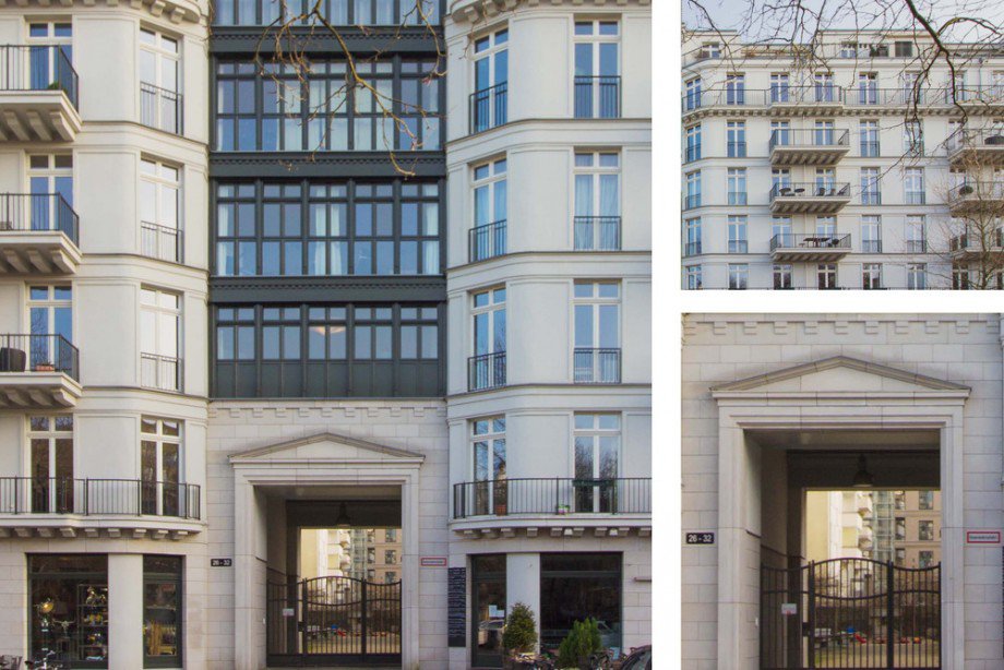 Aussenansicht Wohnensemble Etagenwohnung Berlin