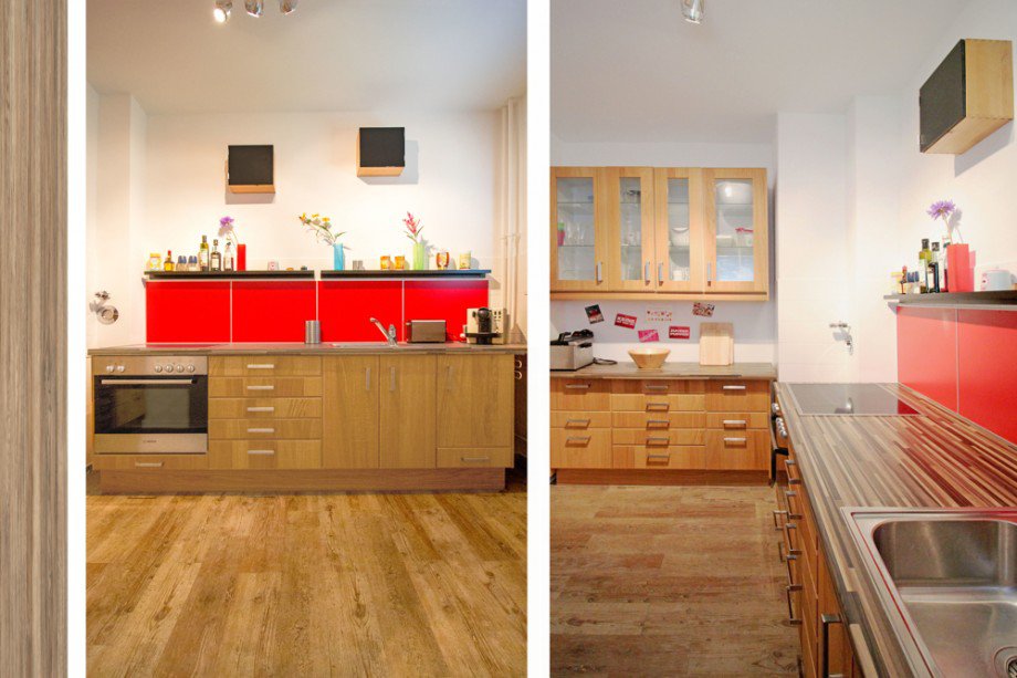 neuwertige Einbauk�che Etagenwohnung Berlin Mitte