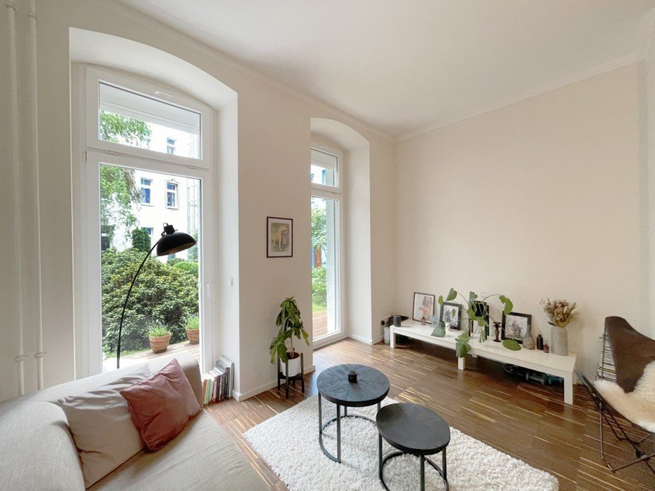 Wohnzimmer Etagenwohnung Berlin