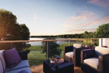 unverbindliche Visualisierung Dachterrasse Wohnen in exklusiver Lage direkt am Wasser ** Mehrfamilienhaus ** ideal f�r 3 Familien **
