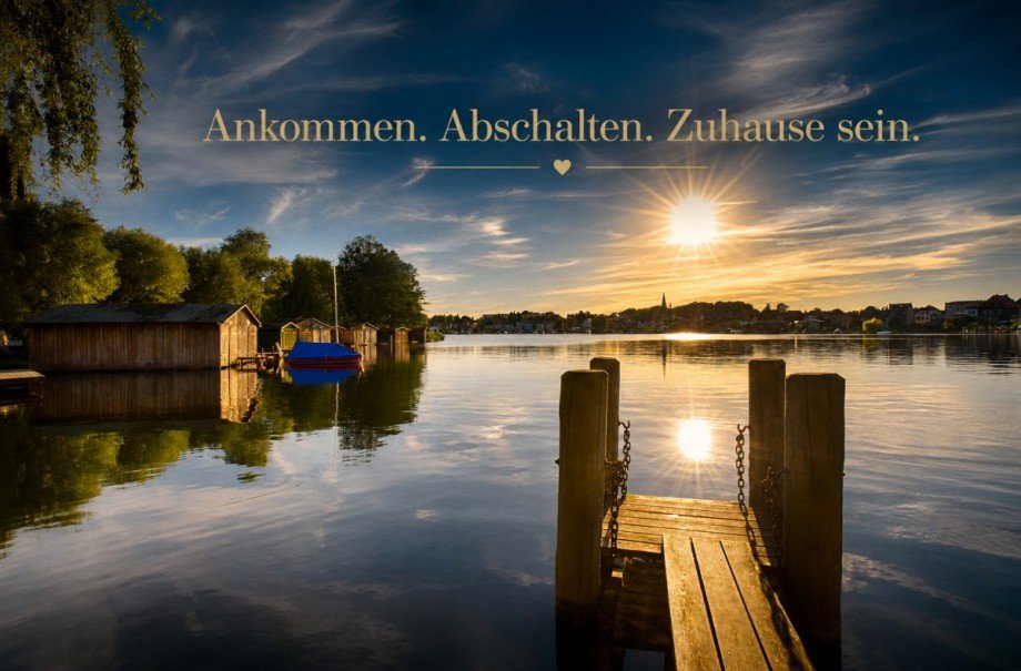 Seeblick historischer Waschplatz Ferienhaus Malchow
