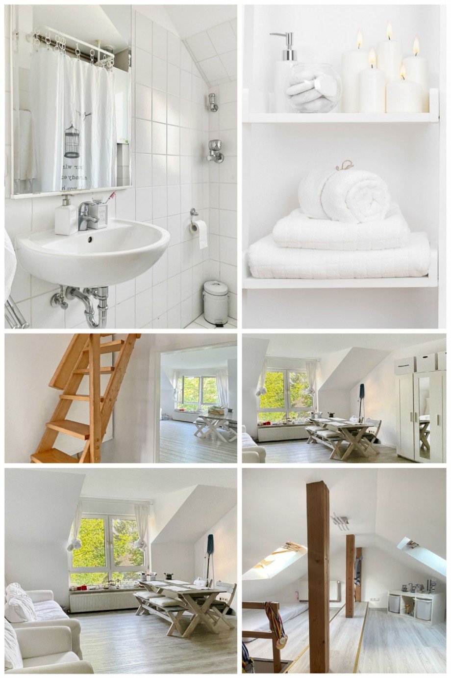 Collage Apartment im Dachgeschoss Dachgeschosswohnung Berlin