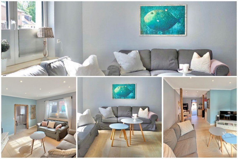 Offener Wohnbereich Stadthaus Plau am See