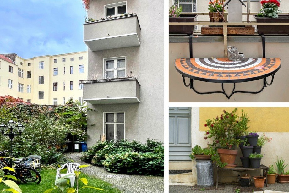 Collage Au�enansicht Etagenwohnung Berlin