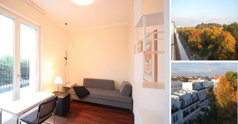 Arbeits-G�stezimmer Etagenwohnung Berlin Friedrichshain