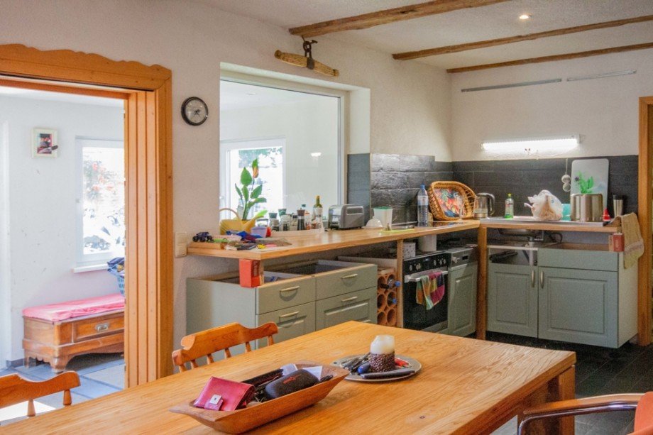 K�che mit Einbauten Bauernhaus Kambs