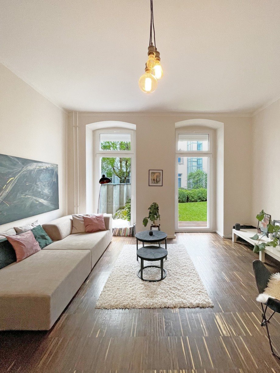 Wohnzimmer Etagenwohnung Berlin