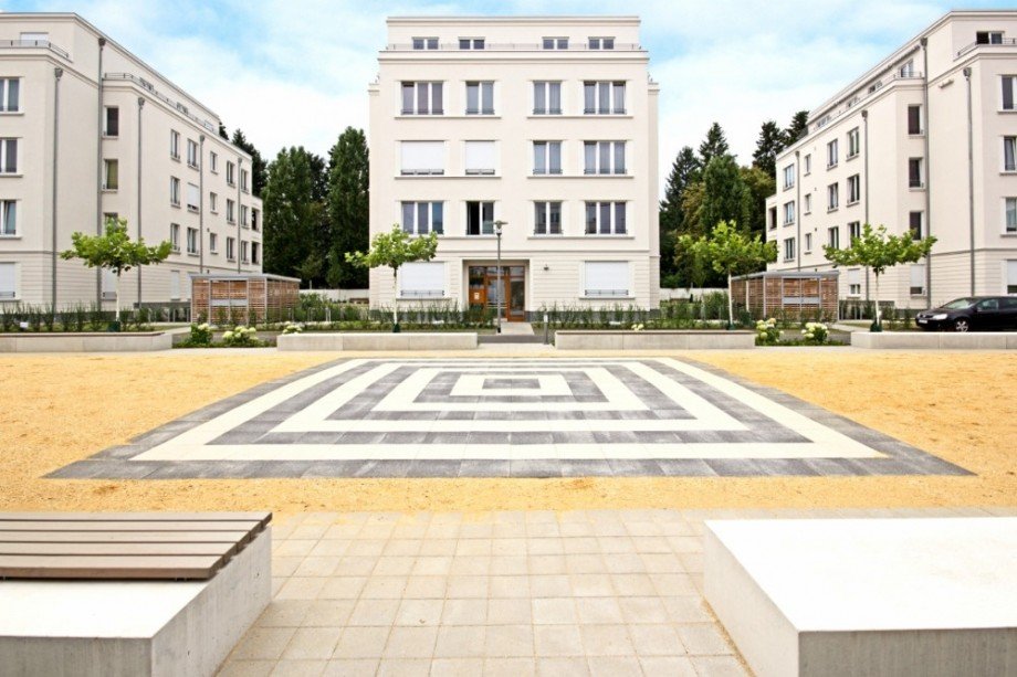 Au�enanlagen Wohnquartier Etagenwohnung Berlin